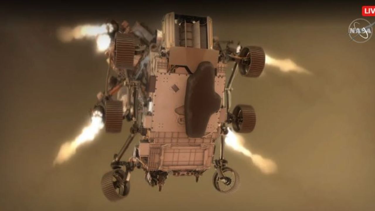 El Aterrizaje Del Rover Perseverance En Marte VIDEO